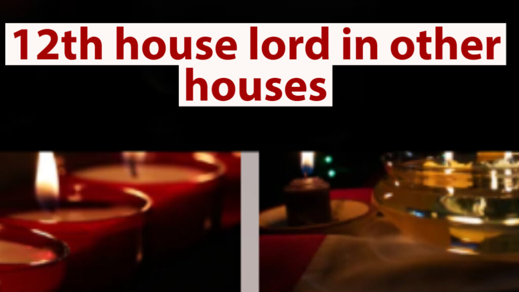 12th house lord in other houses
