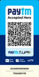 Paytm QR code Acharya Raman askkpastro